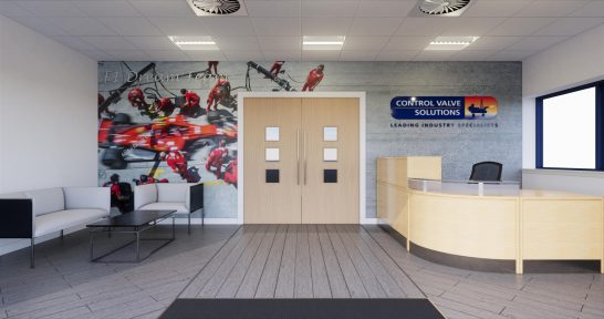 Visualisation of proposed reception