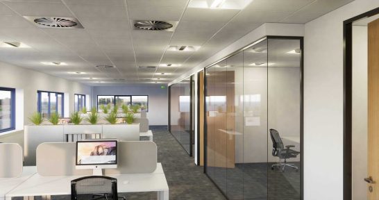 Visualisation of proposed offices